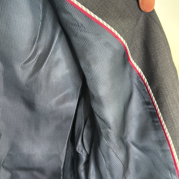 Banana Republic Women’s Navy Wool Blazer Button-front Classic Jacket W1145 Sz 10 - Picture 5 of 9